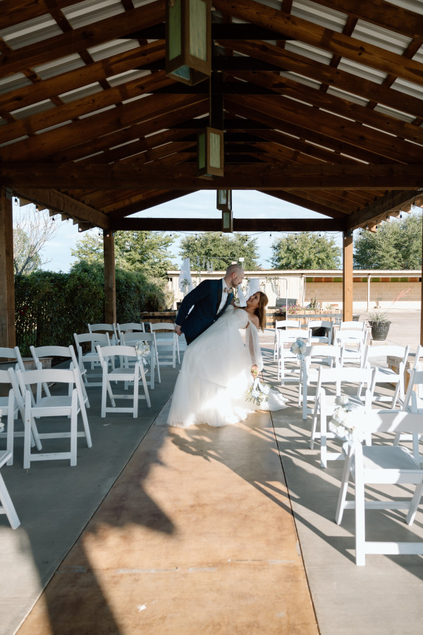 A groom with his bride