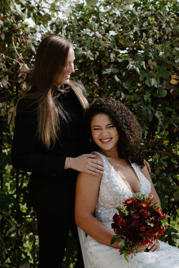 Smiling couple