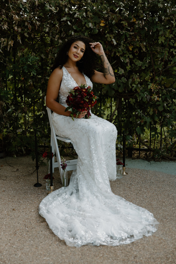 A happy bride